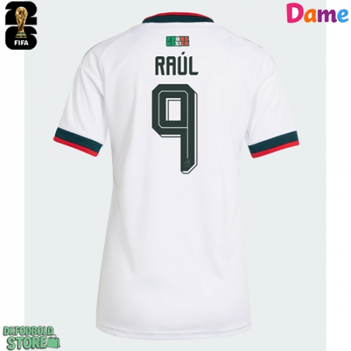Mexico Raul Jimenez #9 Replika Udebanetrøje Dame VM 2026 Kortærmet